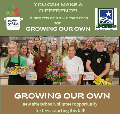Caring Kitchen teen and adult volunteers